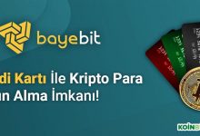 Bayebit Türkiye’de Kredi Kartı İle Kripto Para Satın Alma Devrini Başlatıyor!