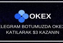 Ünlü Kripto Para Borsası OKEx’e, Telegram Botu Aracılığı ile Kaydolanlar 3 USDT Kazanıyor: Referanslar ile 150 USDT’ye Kadar Çıkmak da Mümkün!