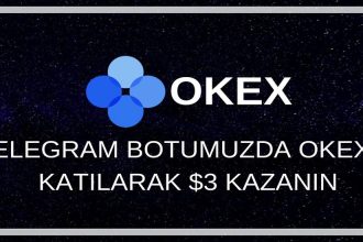 Ünlü Kripto Para Borsası OKEx’e, Telegram Botu Aracılığı ile Kaydolanlar 3 USDT Kazanıyor: Referanslar ile 150 USDT’ye Kadar Çıkmak da Mümkün!