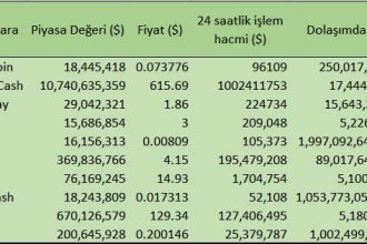 İlk 100 kripto para içinde en çok kazandıran ve en çok kaybettiren kripto paralar